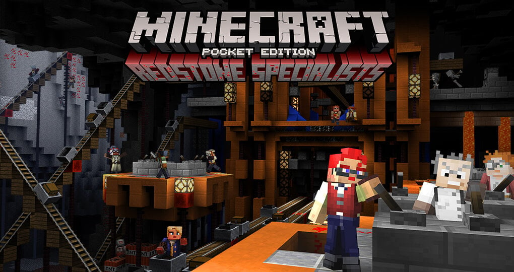 Mojang announces Redstone Specialists skin pack and Battle Map Pack 2 for Minecraft