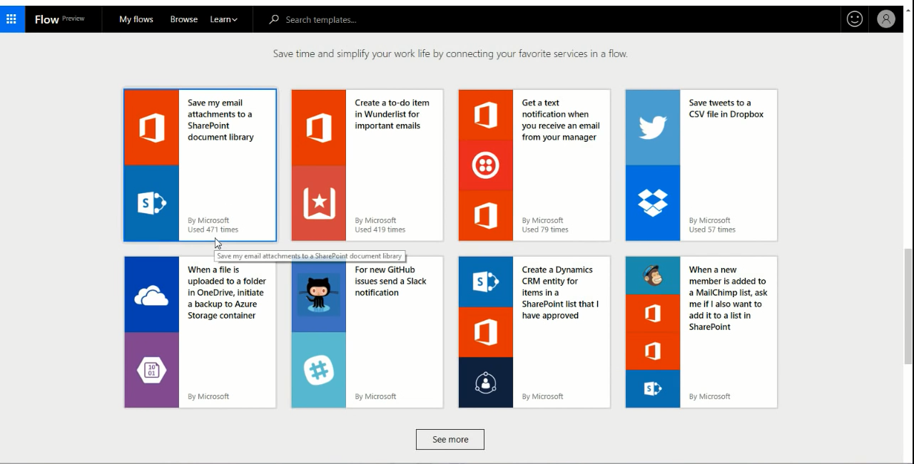 Common Data Model Preview Released for Microsoft Flow