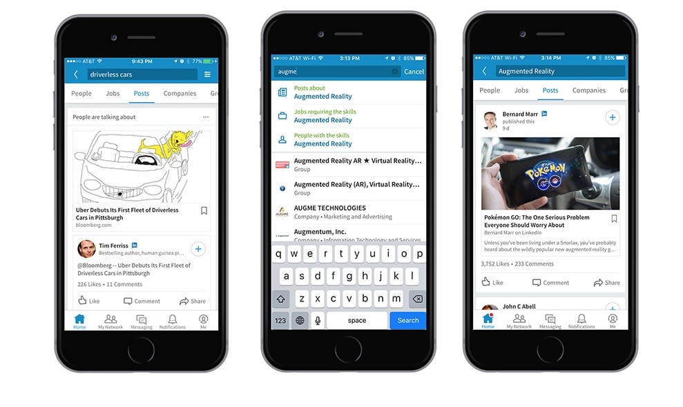 LinkedIn announces new Content Search feature on LinkedIn iOS and Android apps