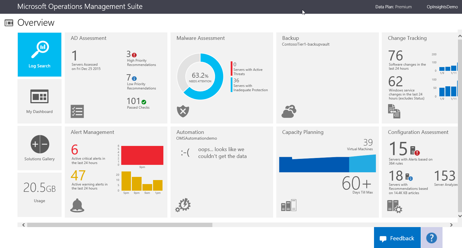 Microsoft announces the general availability of Log Analytics and OMS Portal in Azure Government