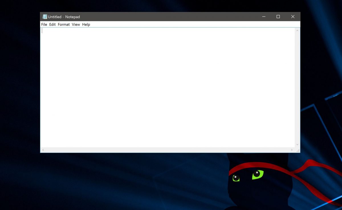 notepad for windows 10 desktop