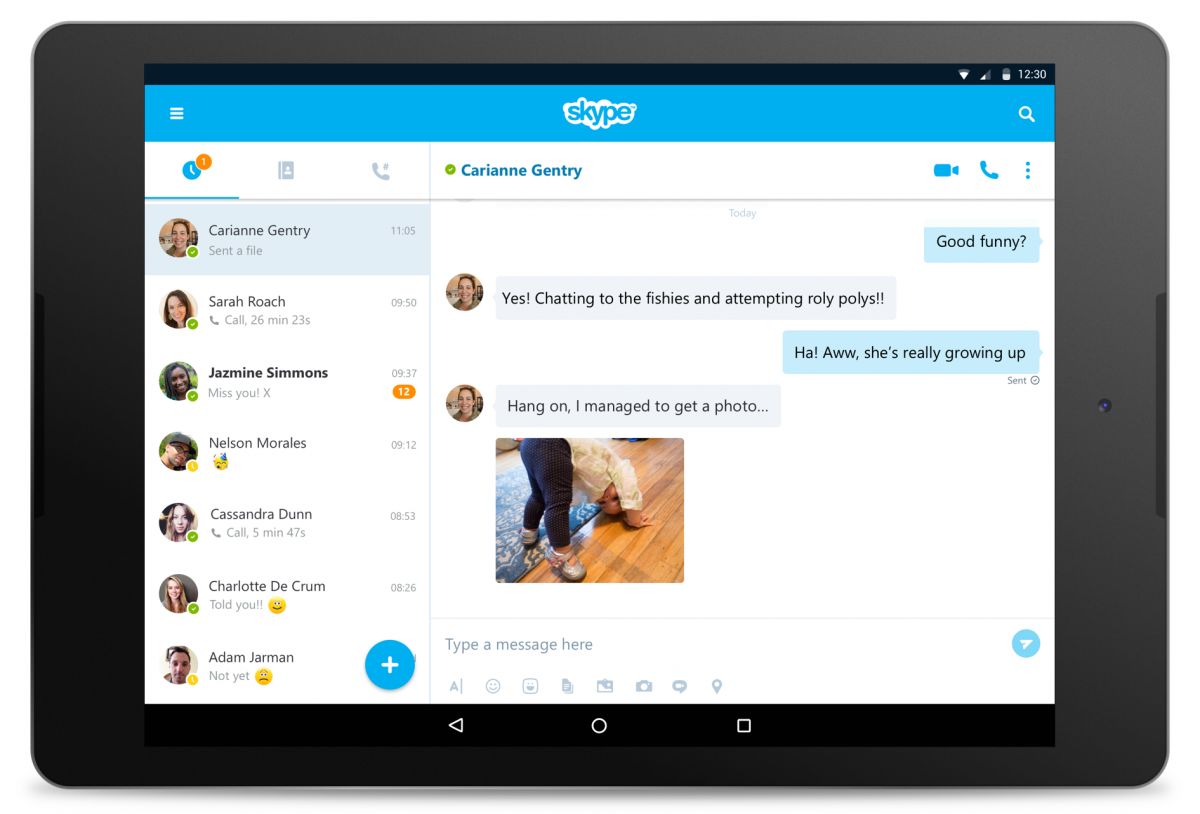 Skype for Android updated with with support for Android N and more ...