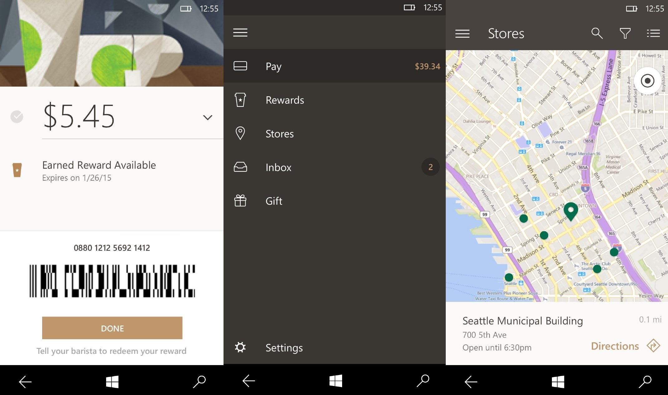 Starbucks App Now Available For Windows 10 Mobile Devices