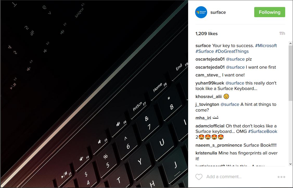 [Update: Or not] Microsoft teases the Surface Book 2 hinge