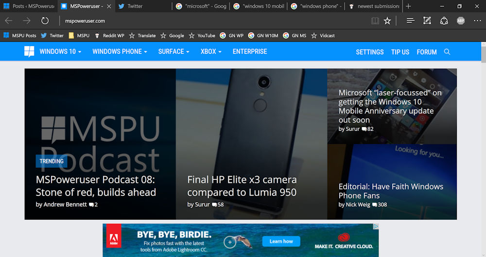 Microsoft Edge gets Brotli compression in latest Windows 10 Insider Preview