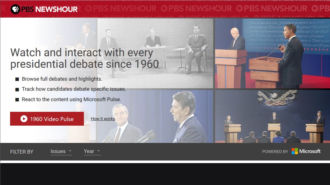 Microsoft partners with PBS NewsHour to launch WatchTheDebates.org