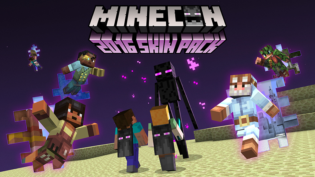 Mojang announces free MINECON 2016 Skins for Minecraft