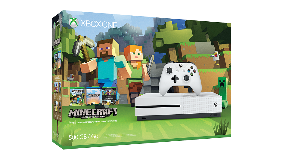 Microsoft announces the new Xbox One S Minecraft Favorites Bundle