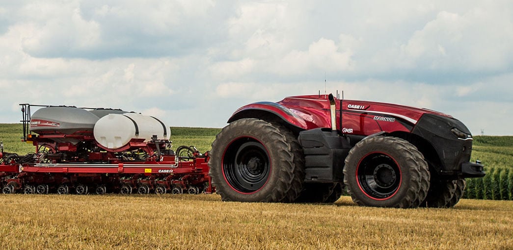 See a Microsoft Surface control the futuristic Case IH autonomous farm tractor (video)