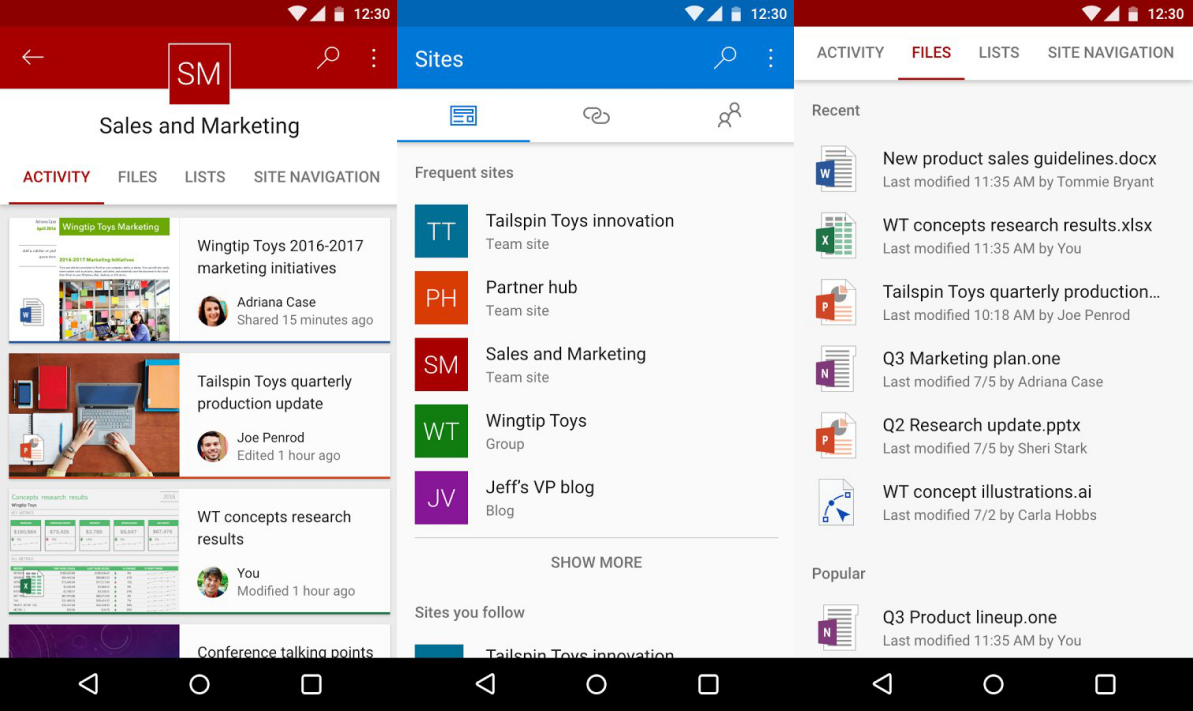 Microsoft starts testing SharePoint on Android