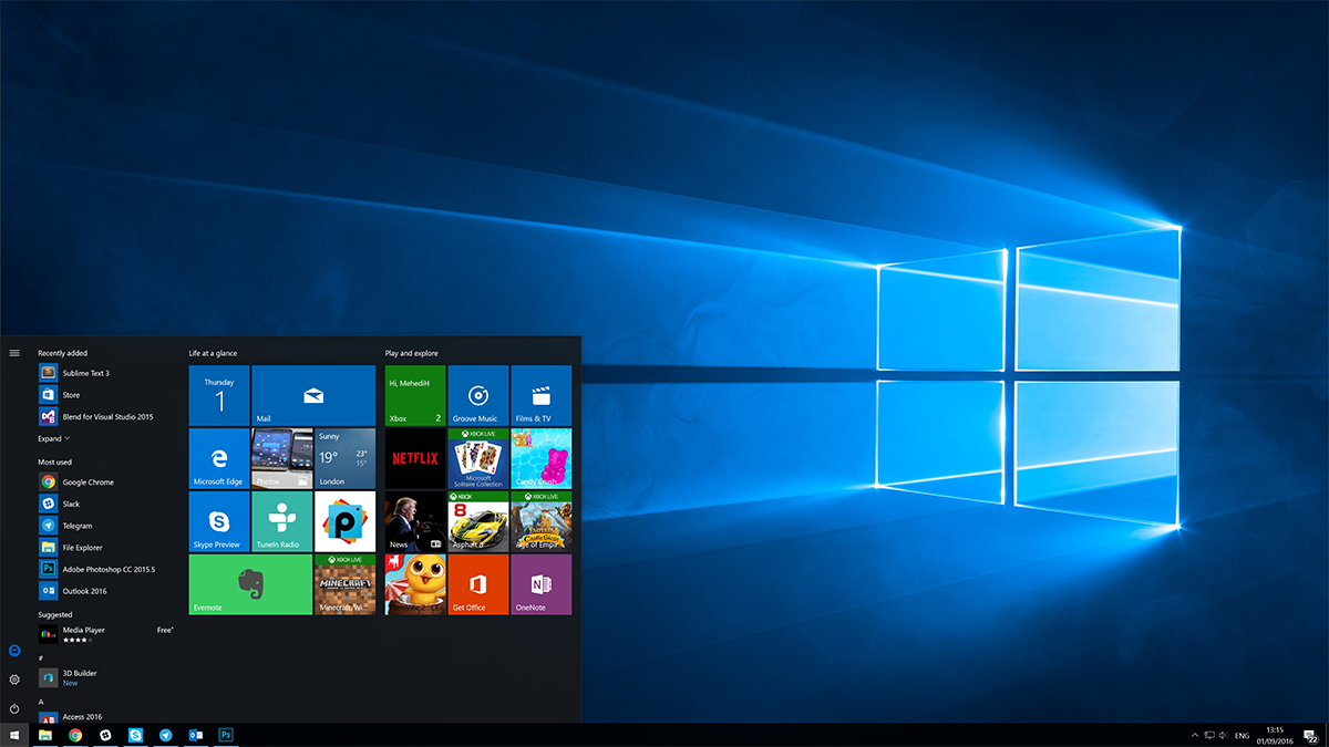 Microsoft ustvari ločeno aplikacijo za meni Start v sistemu Windows 10