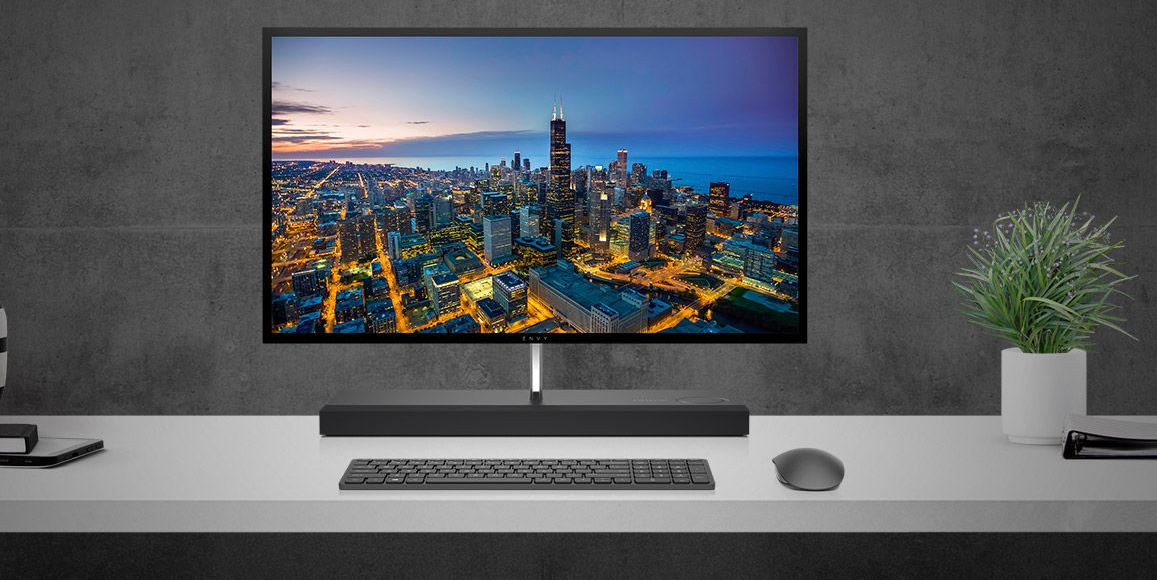 HP kündigt den neuen ENVY All-in-One mit einem randlosen Display und einer Datenschutzkamera an