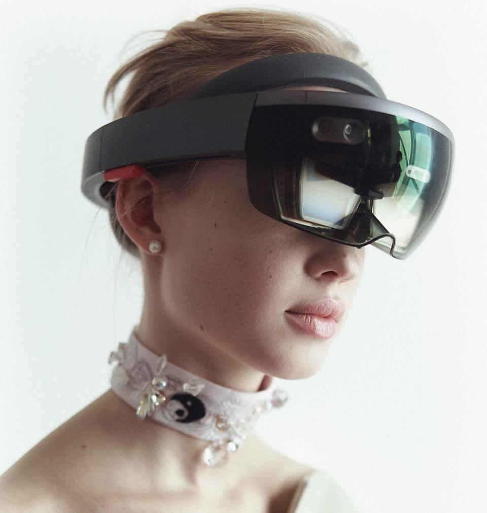 Hololens goes down the catwalk at London Fashion Week Show