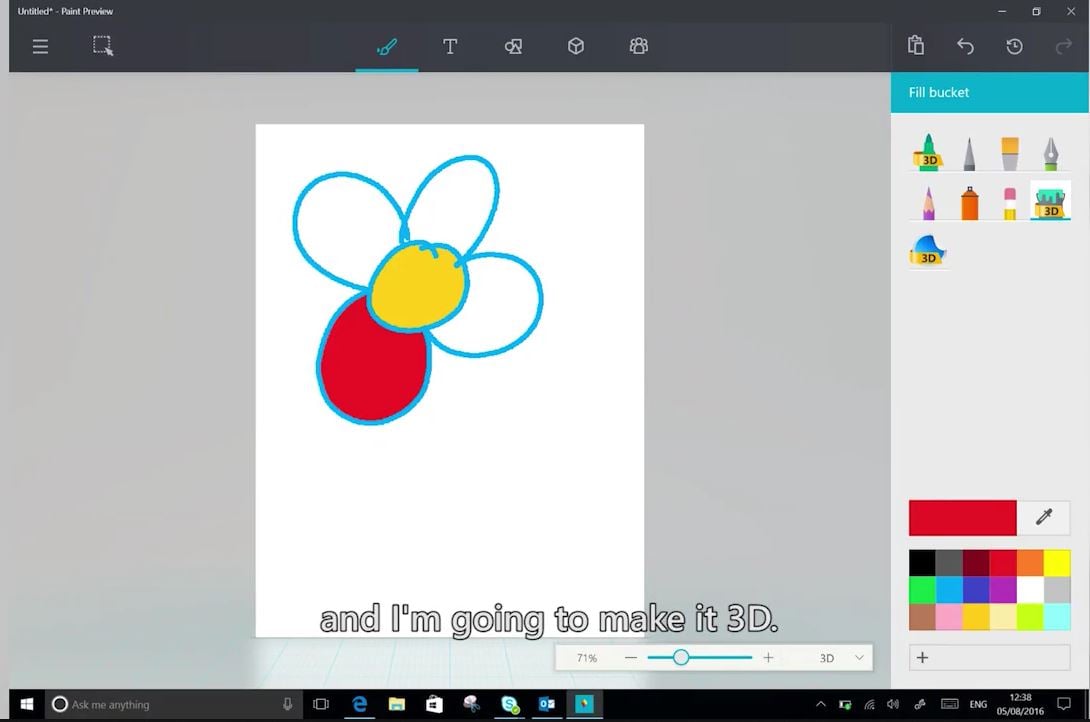 Watch Microsoft s upcoming redesigned Paint app for 