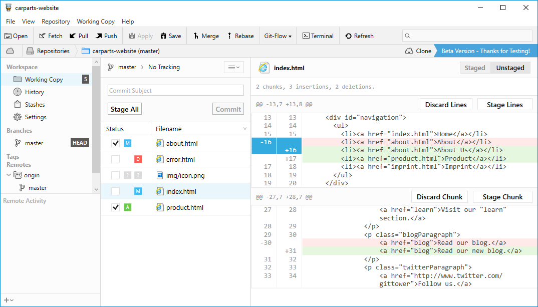 best git gui clients windows