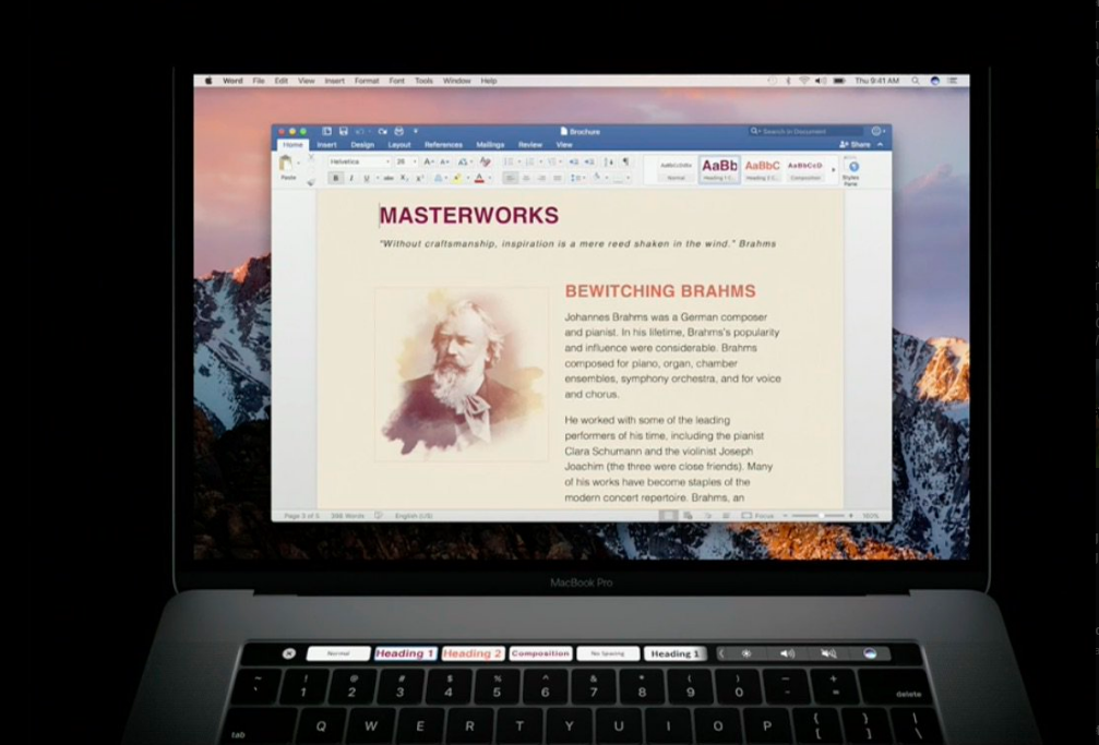 microsoft word and excel for macbook pro