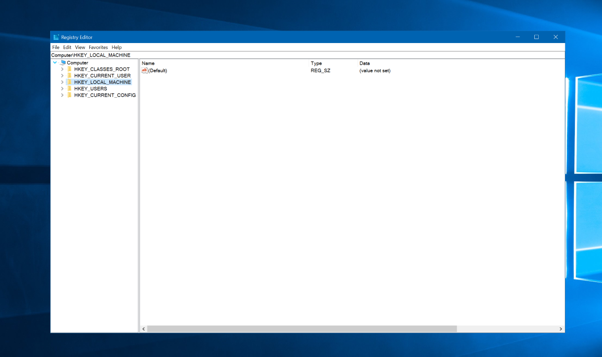 Windows 10’s Registry Editor finally has an Address Bar