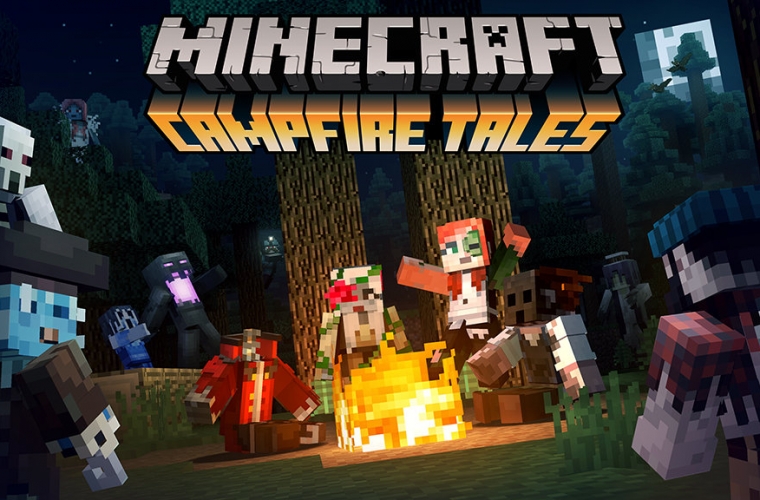 minecraft campfire tales skin pack