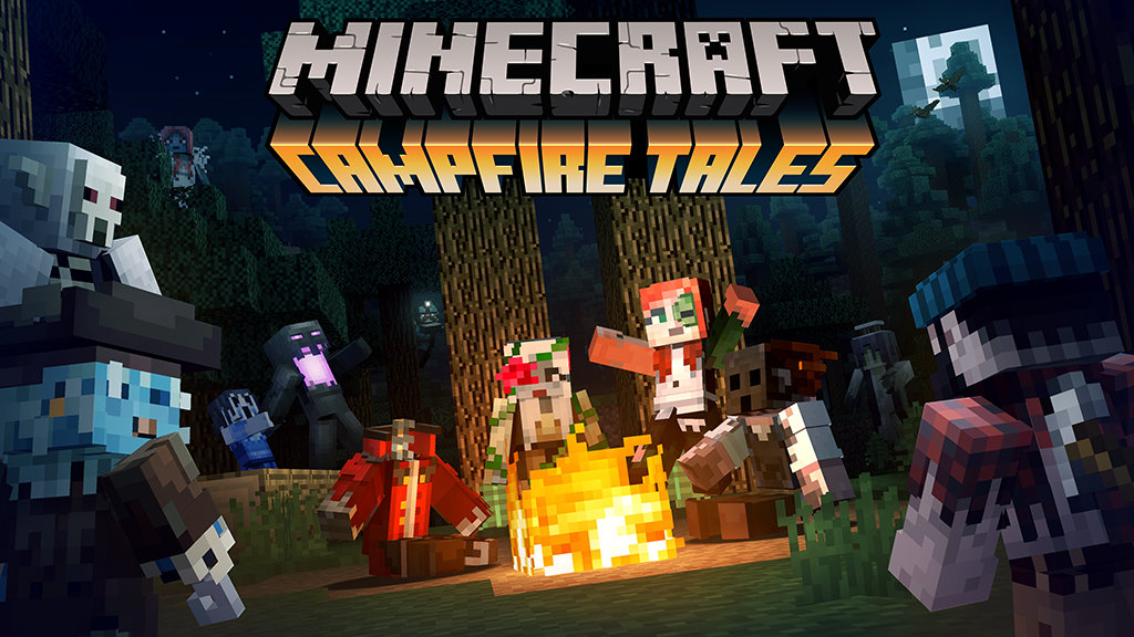 Campfire Tales skin pack released for Minecraft Pocket and 