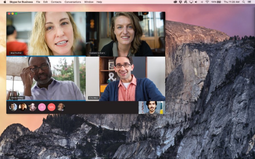 skype for business client for the mac