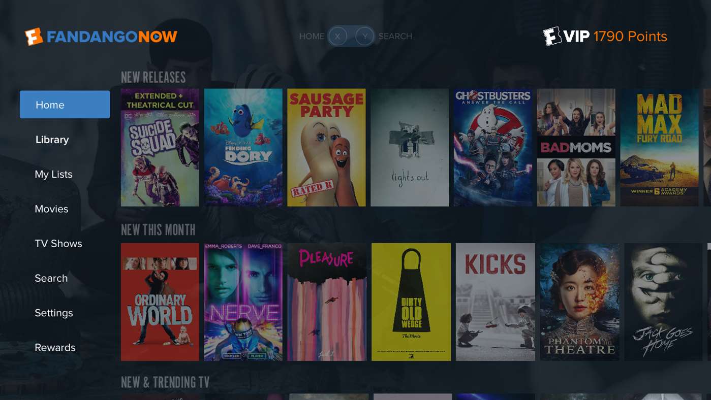 FandangoNOW video streaming app now available for Xbox One