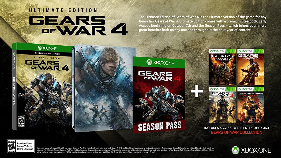 Deal: Get 30% off on Gears of War 4 Ultimate Edition, now only $69.99