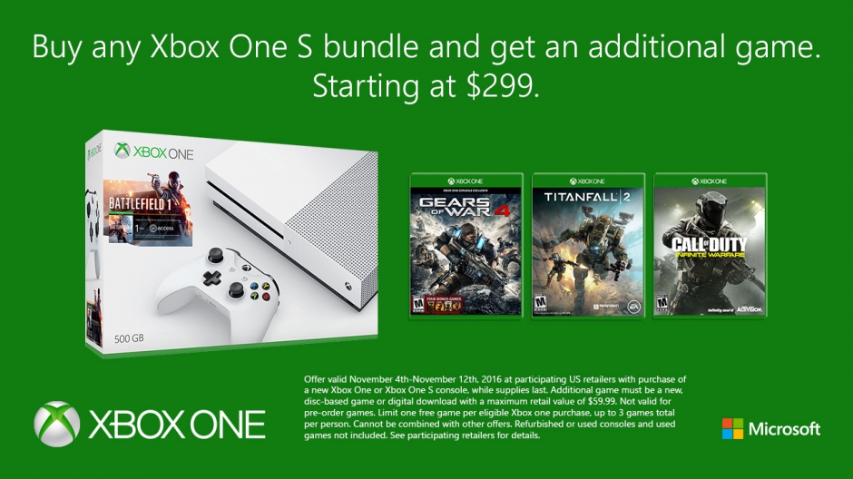 free games on xbox one s