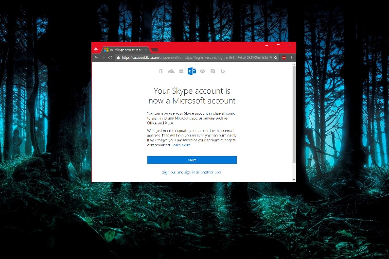 how to merge microsoft and skype accounts