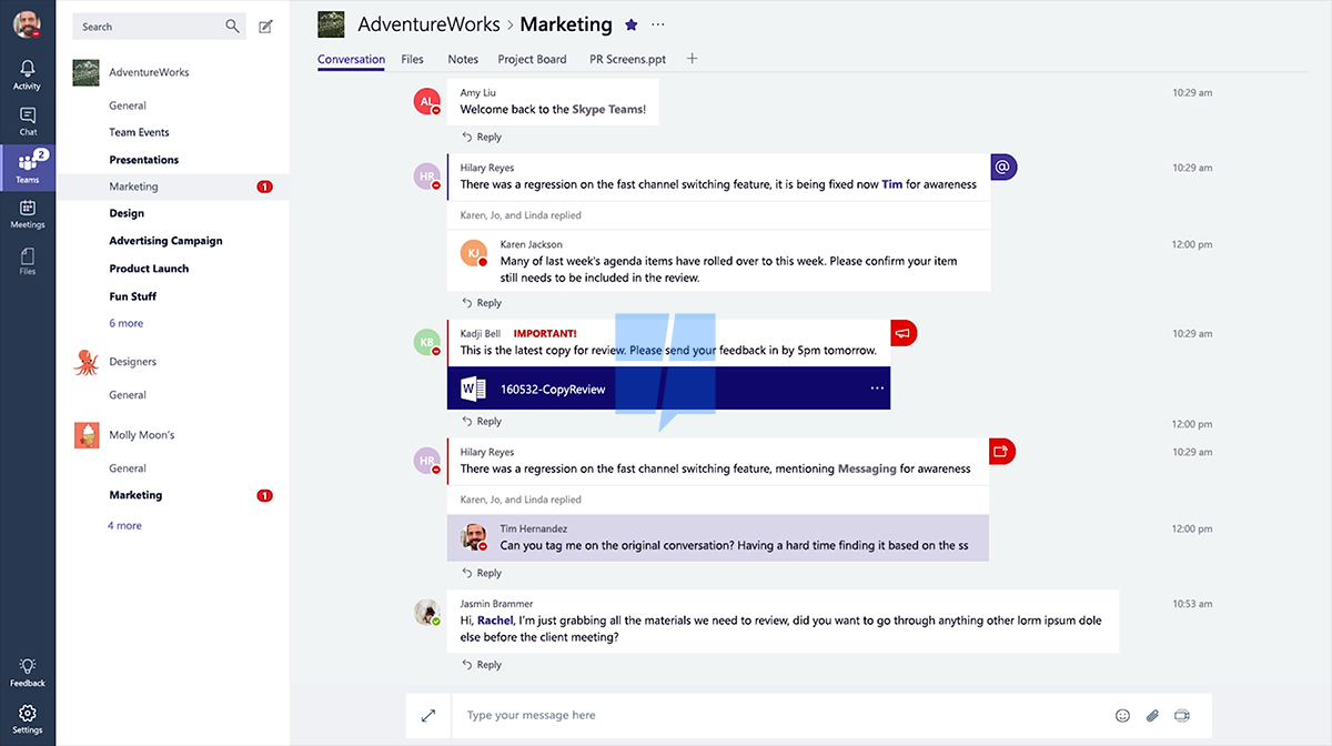 Microsoft teams skype