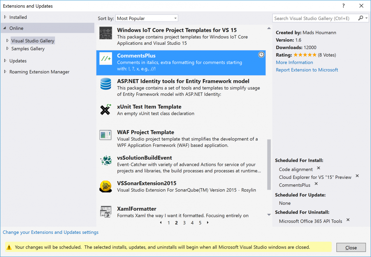 visual-studio-extension-installations - MSPoweruser