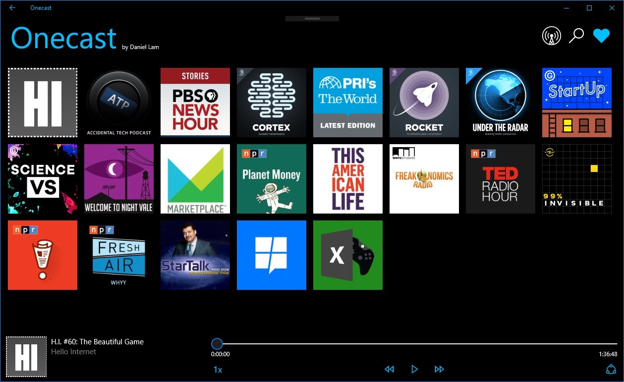 what is my podcast player for windows 10