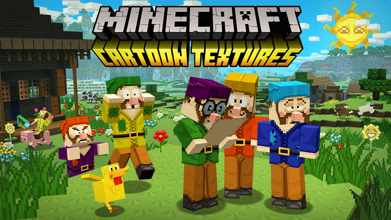 Das Cartoon-Texturpaket ist jetzt für Minecraft: Pocket und Windows 10 Edition verfügbar