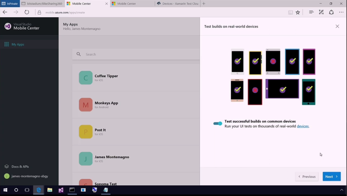 Visual Studio Mobile Center introduced, aims to simplify mobile app testing  - MSPoweruser