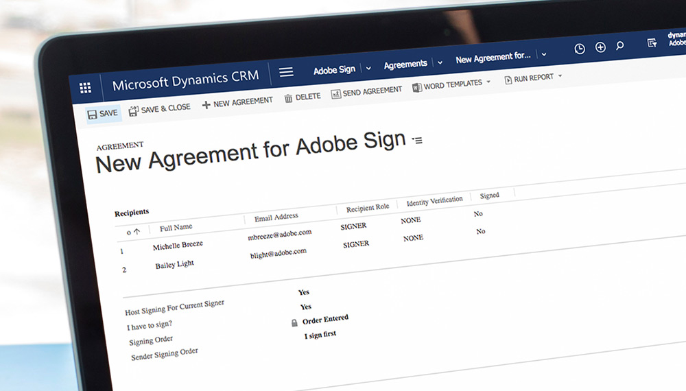 Adobe Sign brings integration for Microsoft Dynamics 365