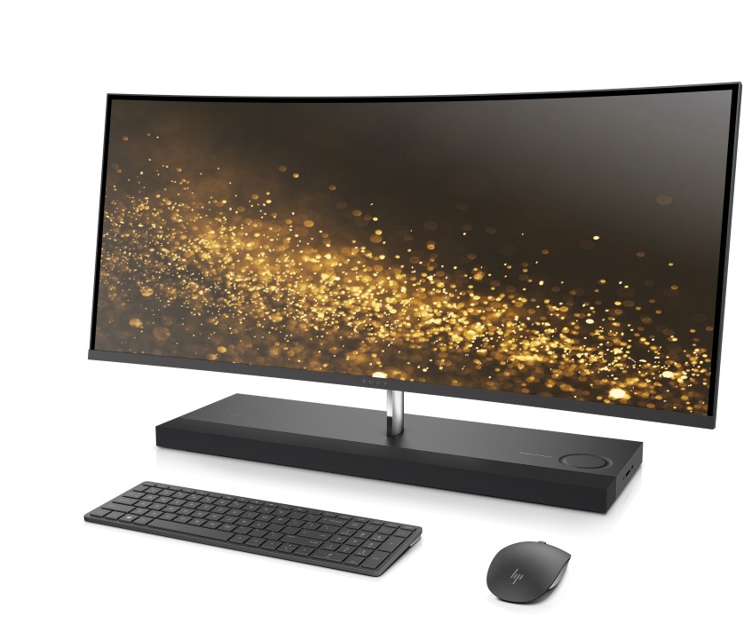 hp all in one 34 inch curved