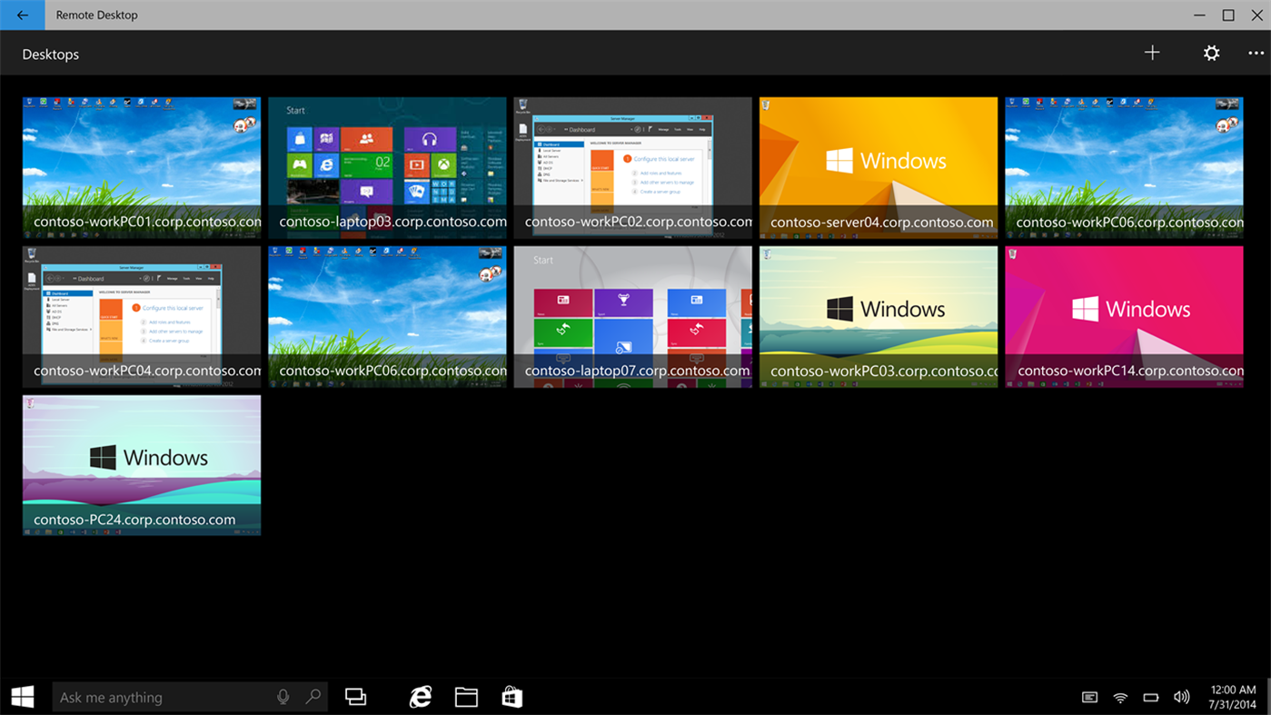 microsoft remote desktop