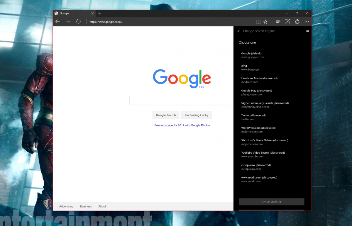 How To Change The Default Search Engine To Google In Microsoft Edge On Windows 10 Mspoweruser