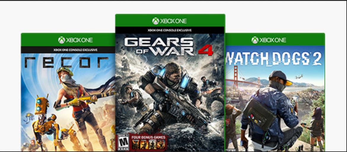 microsoft store xbox one games