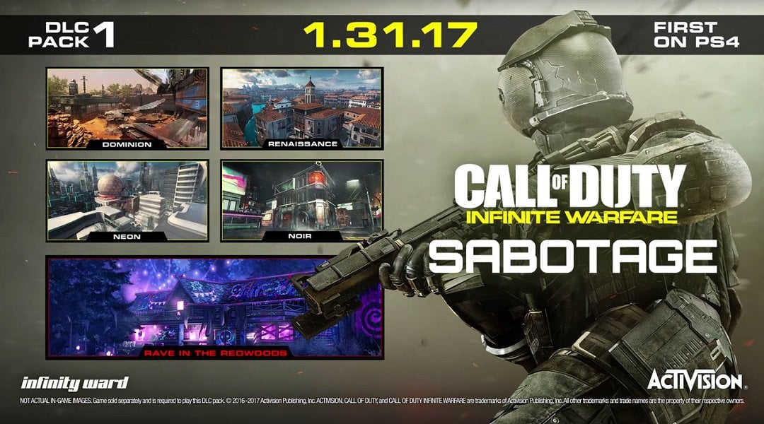 Call Of Duty Infinite Warfare Dlc Map Pack Sabotage Coming To