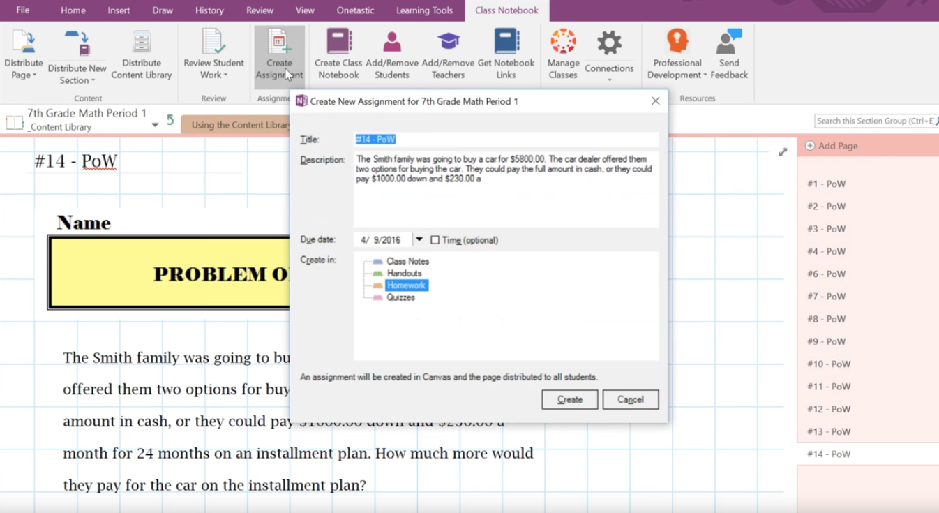 OneNote’s Class Notebook add-in snags a new feature