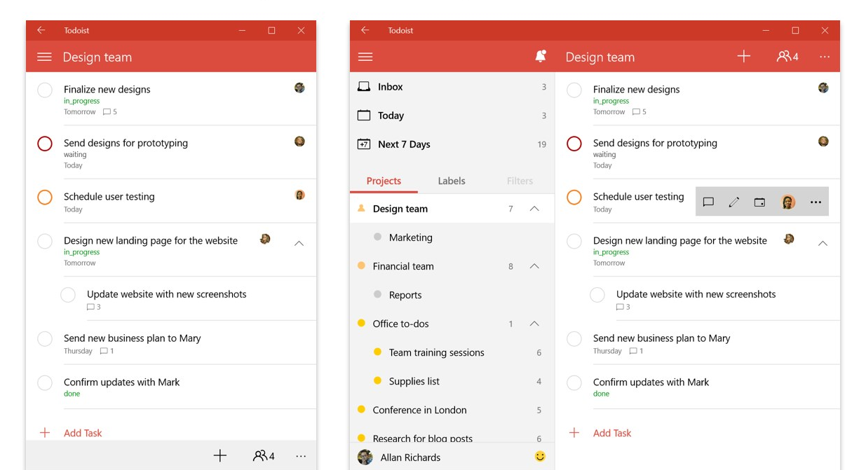 Todoist шаблоны проектов