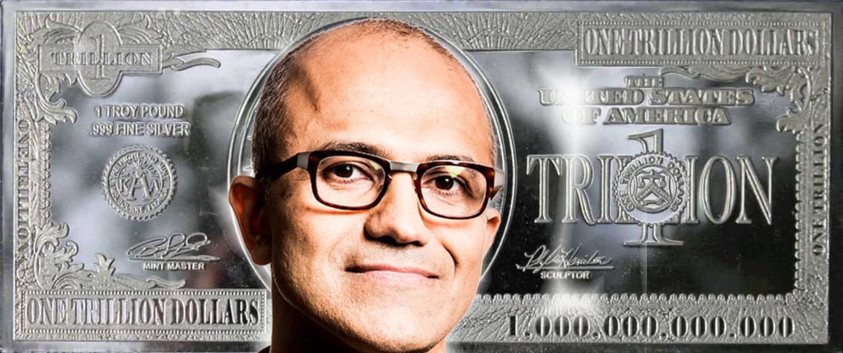 Microsoft closes at $1 trillion valuation for the first time ever