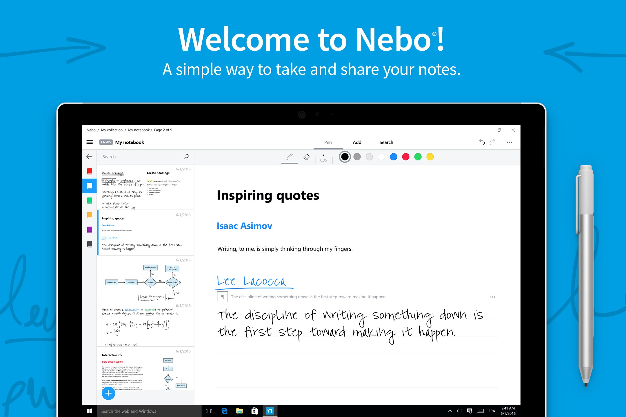 glean note taking app