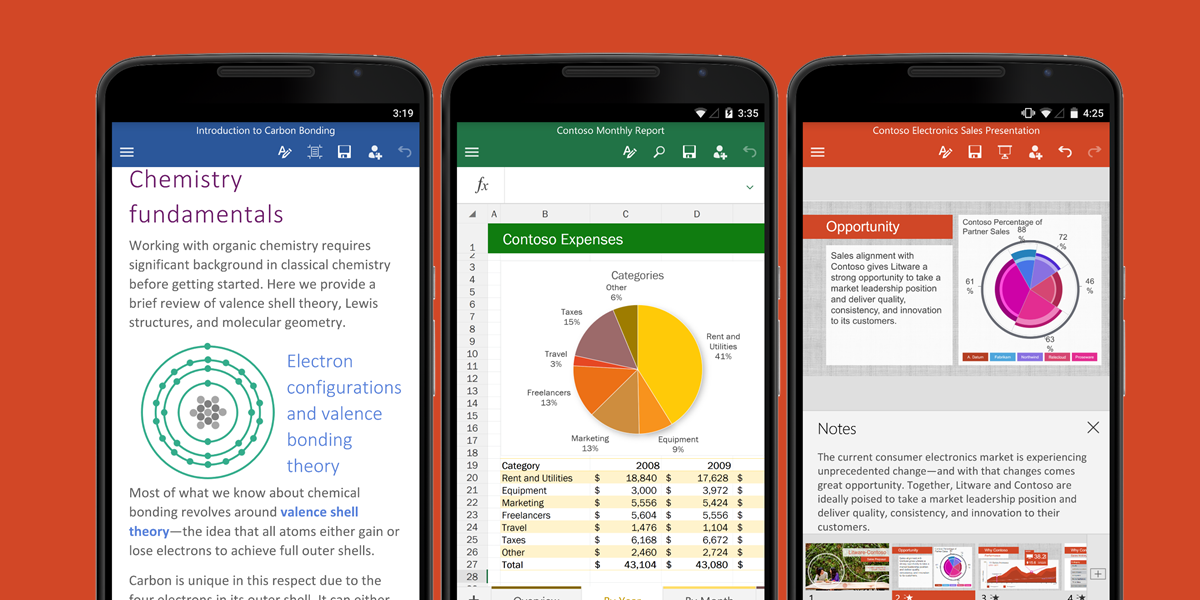 Office on Android updated with the ability to view PDF files, and more