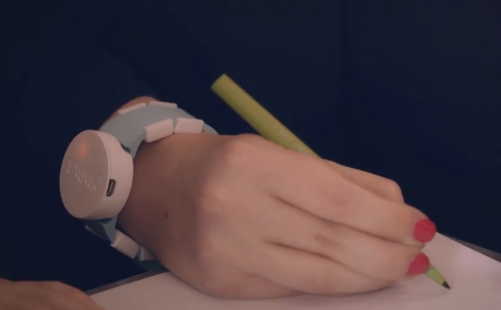 Microsoft researcher creates wearable which smooths handwriting in Parkinson’s Disease (video)