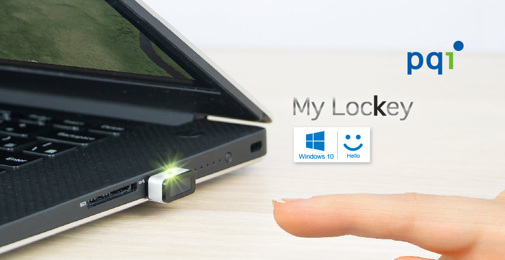 PQI announce Windows Hello-compatible PQI Lockey USB fingerprint reader