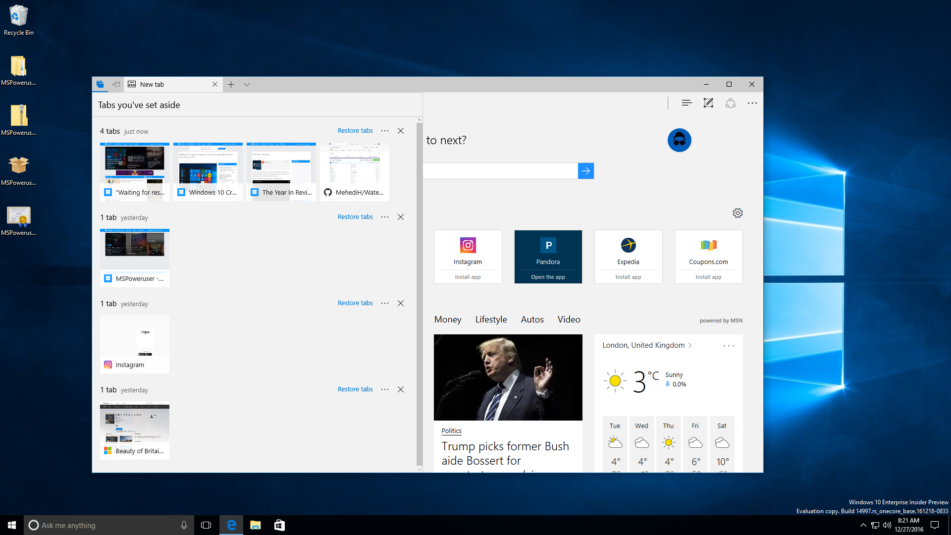 Coming to Windows 10 Insiders in 2017: a Cortana-powered OOBE, a F.lux ...