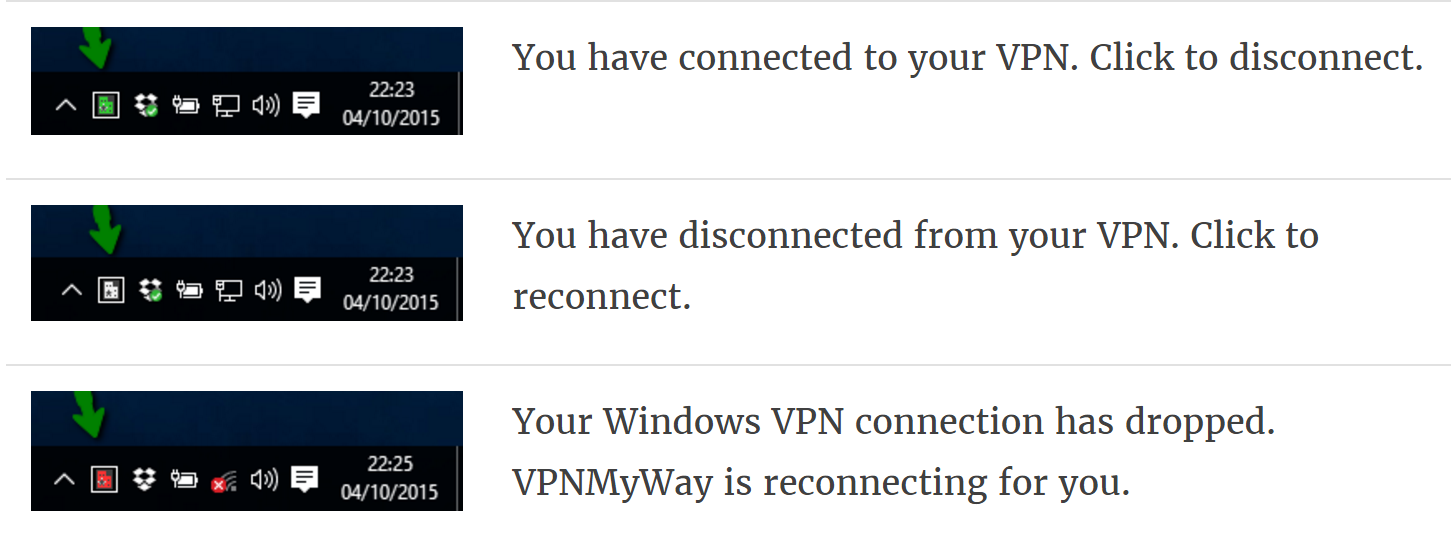 How to connect to VPN with one click in Windows 10