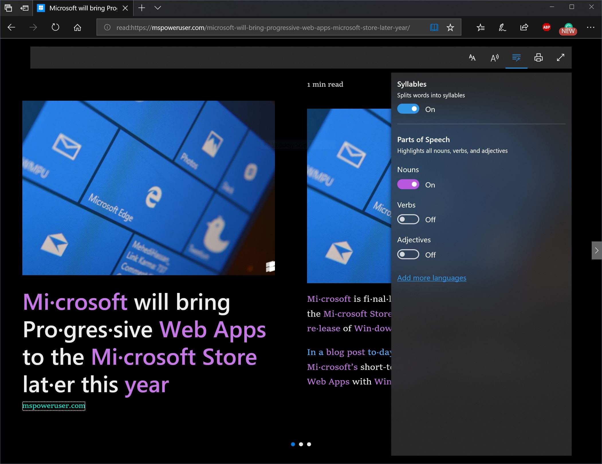 Microsoft Edge features help give you the most out of Microsoft