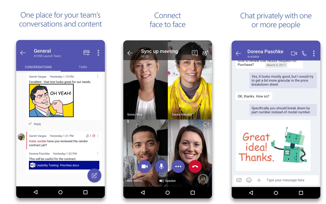 Microsoft Teams for Android updated with more powerful ...